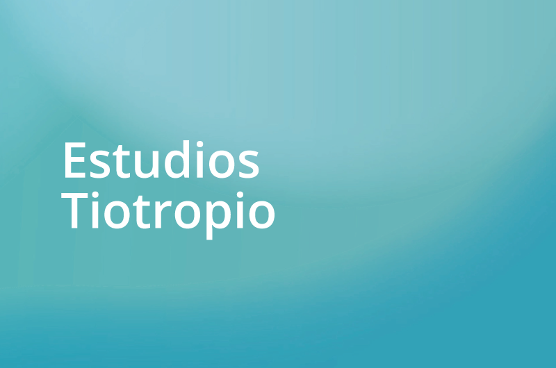 Estudios en ClinicalTrials.gov Estudios tiotropio