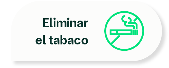 Eliminar el tabaco